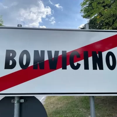 Bonvicino Italy sign